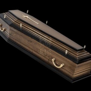 Sicriu 6 Colturi FDG Bicolor - BLS FUNERAR